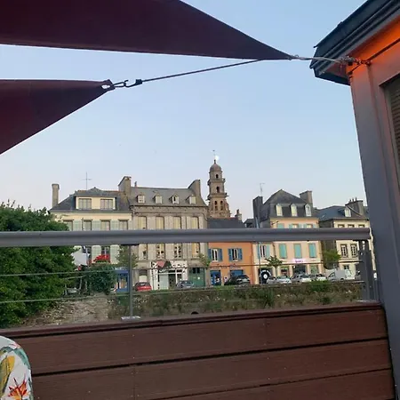Appartement nuit sur le pont 5 à Landerneau Extérieur photo